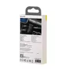 Baseus WXQY-01 Bluetooth 5.0 automašīnas AUX uztvērējs ar Micro USB uzlādi – 10m diapazons, 145mAh, melns