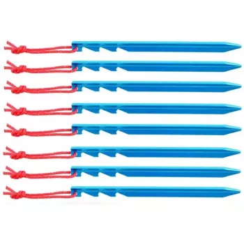 Basic Nature Y veida mietiņš Alumīnija telts mietiņš 18 cm Sudraba