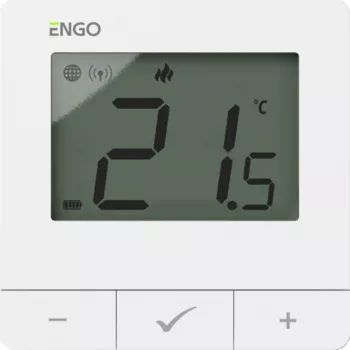BATTERY TECH E25-BATW termostats, balts, ZigBee/868MHz, virsmas montāža