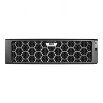BCS 64 kanālu IP NVR, 16 SATA sloti, 4K ierakstīšana, H.265+, RAID, 3U statīvs - BCS-P-NVR6416R-8KR