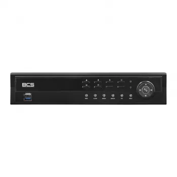 BCS 8-kanālu 4K PoE tīkla video ierakstītājs NVR ar 6TB HDD, BCS-U-NVR0802-A-4K-8P(6TB)