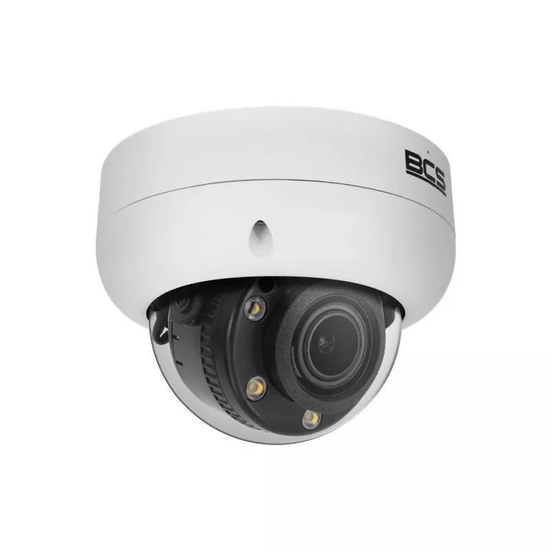 BCS 8MP IP Kupola kamera BCS-L-DIP58VCR5L5-Ai1 ar motorizētu varifokālo objektīvu, AI perimetra aizsardzību, 50m IR, IP67, IK10