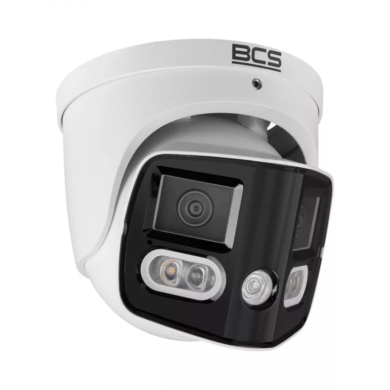 BCS 8MP IP Turret Camera 2.8mm Fixed Lens 30m IR AI Perimeter Protection