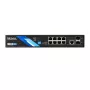 BCS B-SP08G-2SFP-M Pārvaldāms Layer 2 rūpnieciskais Ethernet slēdzis, 8 Gigabitu porti, 2 SFP sloti, DIN sliede