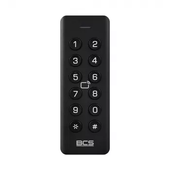 BCS BCS-L-CKRS-M9Z RS485 MIFARE piekļuves kontrolieris, melns, IP65