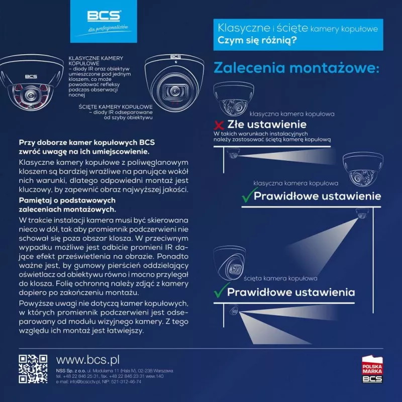 BCS EA18FWR3(2) 8MP 4-in-1 kupola kamera, 3.6mm, IR 30m, IP66