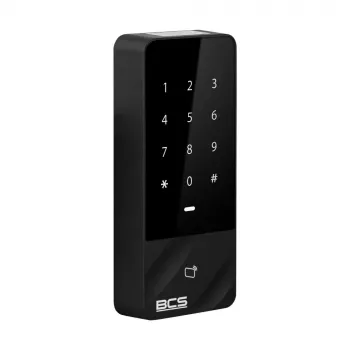 BCS-L-CKA-M1Z(2) Autonoms piekļuves kontroles lasītājs ar skārienjutīgu tastatūru, MIFARE 13.56MHz, IP65