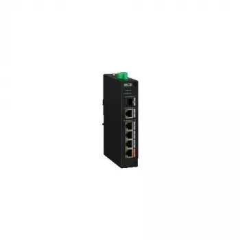 BCS-L-SP0401G-1SFP(2) 5 portu nepārvaldāms PoE+ slēdzis (4 PoE porti, 1 SFP augšupsaite)