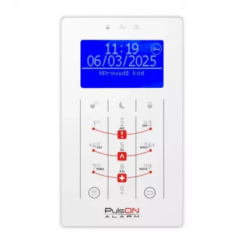 BCS PulsON LCD(BLU)/S WH 16x2 rakstzīmju LCD displeja modulis, zils fona apgaismojums, balts teksts, 5V