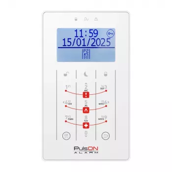 BCS PULSON LCD/S WH Telpas termostats