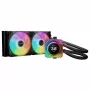 be quiet! Light Loop IO LCD 240mm viss vienā šķidruma dzesētājs, melns
