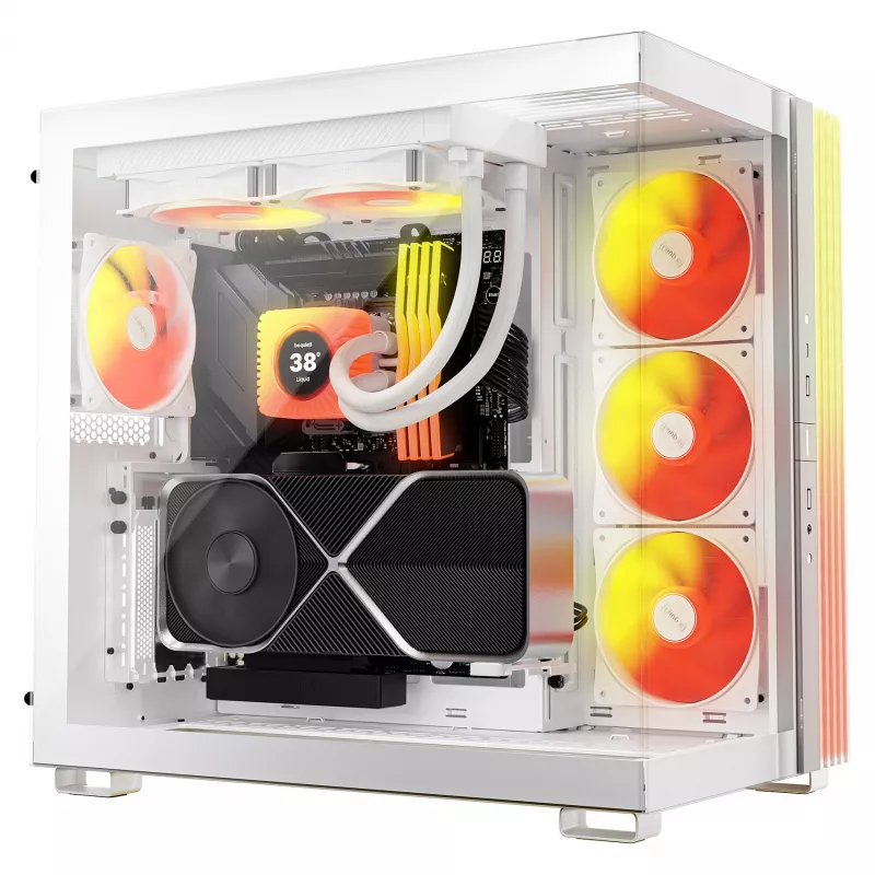 be quiet! Light Loop IO LCD 240mm balts viss vienā šķidruma CPU dzesētājs