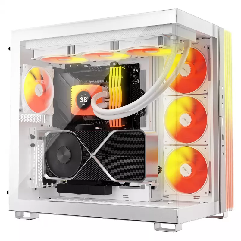 be quiet! Light Loop IO LCD 360 mm balts All-in-One šķidruma CPU dzesētājs Intel/AMD