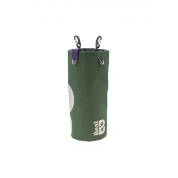BEAL Long Tool Bucket II - 7.5L brezenta instrumentu soma ar savilkšanas aizdari, pastiprinātu dibenu, drenāžas cilpām, melna/dzeltena