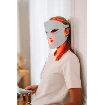 Beautifly AuraSkin Pro LED Light Therapy Face Mask - 7 krāsas, 192 diodes, uzlādējams