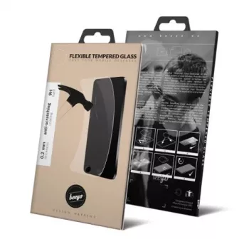 Beeyo Elastīgs rūdīta stikla ekrāna aizsargs LG K9 / K8 2018, caurspīdīgs, 0.3mm, 9H cietība, 2.5D noapaļotas malas, oleofobs pārklājums, pret pirkstu nospiedumiem, bez burbuļiem uzstādāms, 1 iepakojums