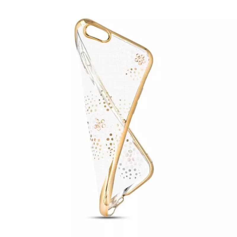 Beeyo Sony Xperia E5 Flower Dots TPU Case Gold