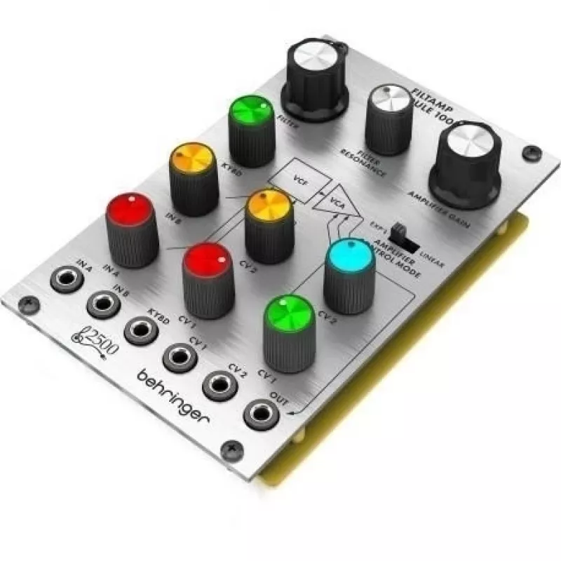 Behringer 1006 FILTAMP modulis – sprieguma vadīts filtrs un pastiprinātājs 2500 sērijas modulārajam sintezatoram