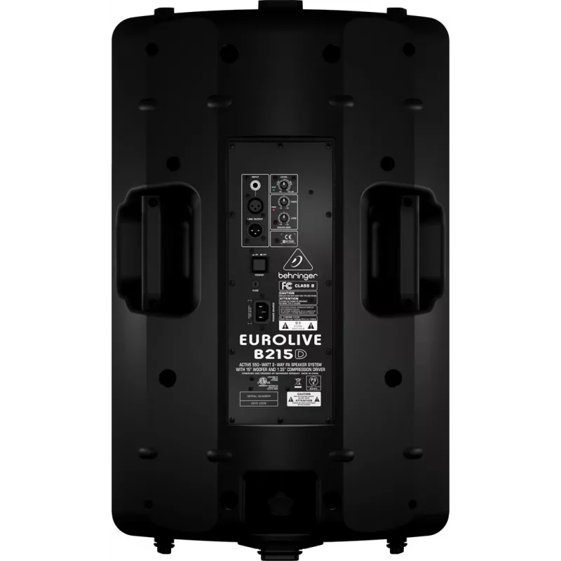 Behringer B215D aktīvs 550W 15 collu divvirzienu PA skaļrunis ar Bluetooth un DSP