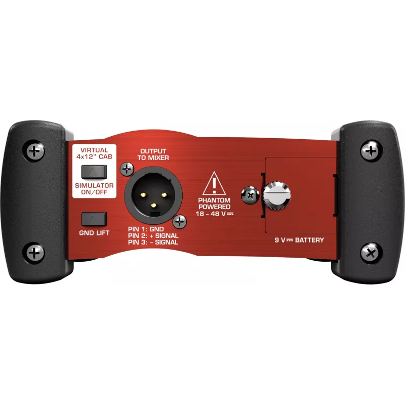 Behringer GI100 Aktīva 1 kanāla DI kaste ar skaļruņa simulāciju