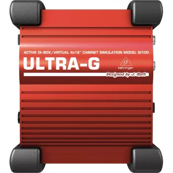 Behringer GI100 Aktīva 1 kanāla DI kaste ar skaļruņa simulāciju