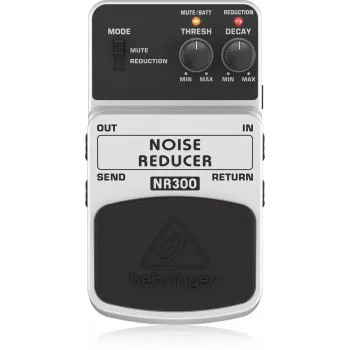 Behringer NR300 trokšņu vārtu efekta pedālis ar Send/Return cilpu ģitārai, basam, taustiņinstrumentiem un vokālam