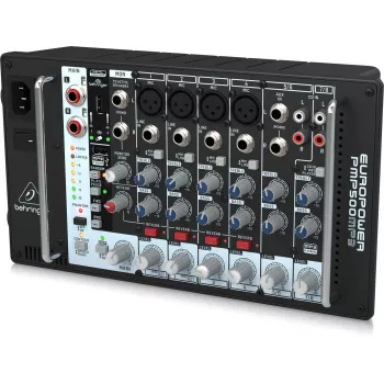 Behringer PMP500MP3 500W 8-Kanālu Pastiprināts Mikseris ar MP3 Atskaņotāju un KLARK TEKNIK FX