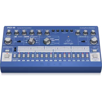Behringer RD-6-BU Analogā ritma un bungu mašīna, zila