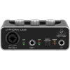 Behringer UM2 USB audio interfeiss ar XENYX mikrofona priekšpastiprinātāju un +48V fantoma barošanu