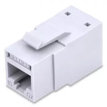 Belden REVConnect 10GX Cat6A UTP modulārais keystone jack, melns
