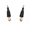 Belden RP-SMA/RP-SMA 50cm RF100LL koaksiālais pigtail kabelis, 50 omi, melns