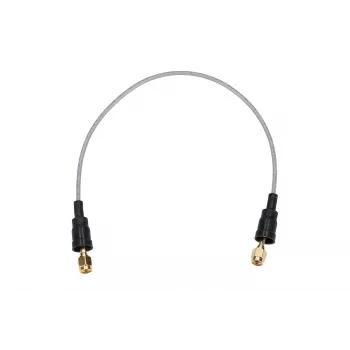 Belden RP-SMA/RP-SMA 50cm RF100LL koaksiālais pigtail kabelis, 50 omi, melns