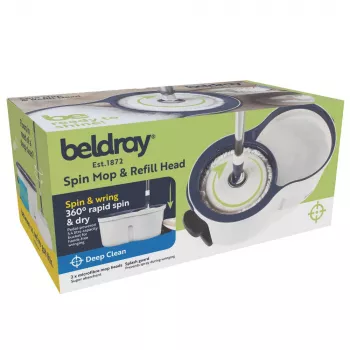 Beldray LA00000005EU7 Spin Mop & Refill Head - Pelēks/Zils