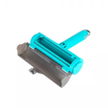Beldray LA00000016TQEU7 Lint Roller Brush - Atkārtoti lietojama pašattīroša abpusēja auduma birste apģērbam, polsterējumam, mājdzīvnieku matiem - Pelēka/Balta