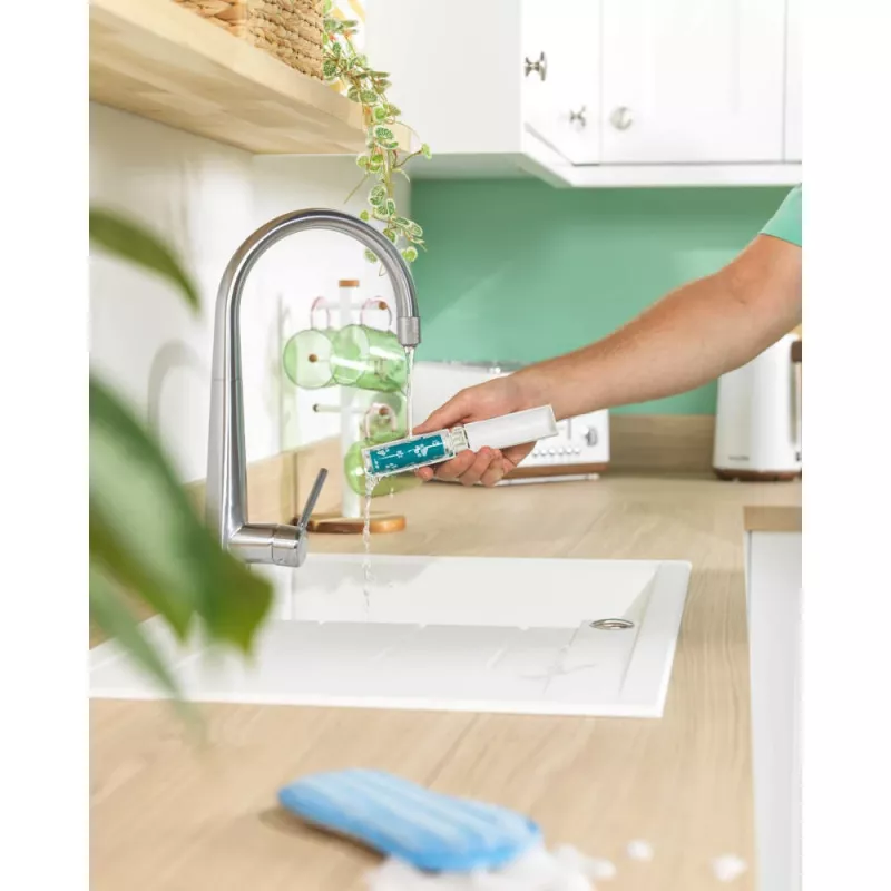 Beldray LA00000018UFFEU7 Anti-bac Gel Lint Roller Set - Atkārtoti lietojams silikona želejas lintu noņēmējs apģērbam, mīkstajām mēbelēm un mājdzīvnieku matiem - Zils/Pelēks