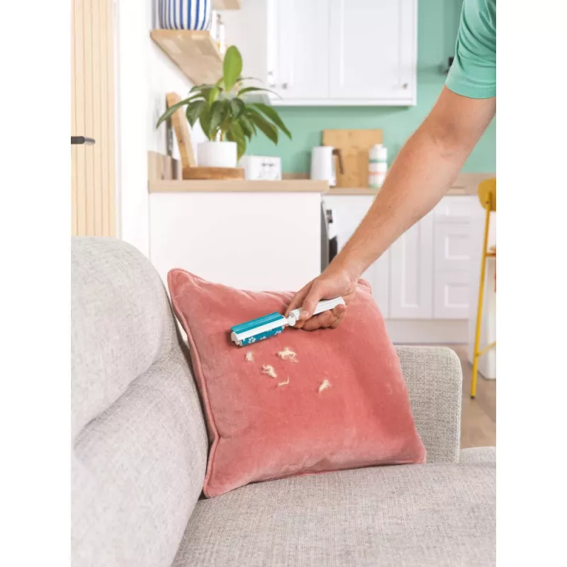 Beldray LA00000018UFFEU7 Anti-bac Gel Lint Roller Set - Atkārtoti lietojams silikona želejas lintu noņēmējs apģērbam, mīkstajām mēbelēm un mājdzīvnieku matiem - Zils/Pelēks