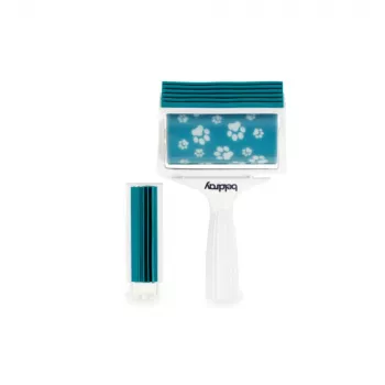 Beldray LA00000018UFFEU7 Anti-bac Gel Lint Roller Set - Atkārtoti lietojams silikona želejas lintu noņēmējs apģērbam, mīkstajām mēbelēm un mājdzīvnieku matiem - Zils/Pelēks