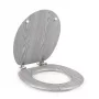 Beldray LA00000074GRYPEU7 Koka tualetes sēdeklis - Soft Close, Pelēks, Ovāls
