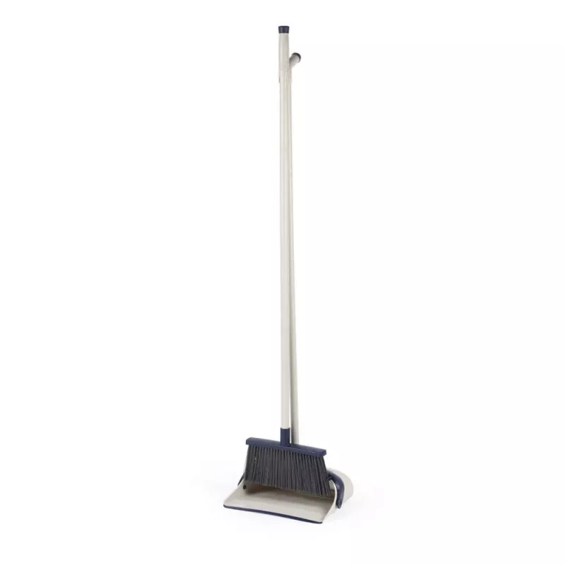 Beldray LA00000165EU7 Long Handled Dustpan & Broom Set - Black/Grey