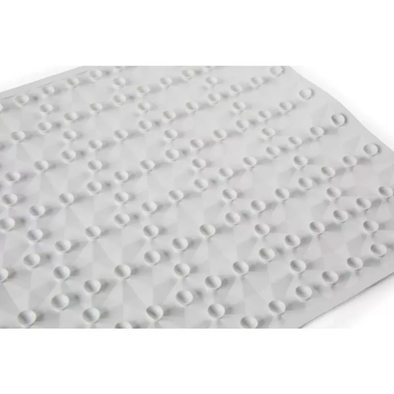 Beldray LA032661UFPFS Anti-bac Gumijas Vannas Paklājs - Balts, Pretslīdes, Piesūcekņi