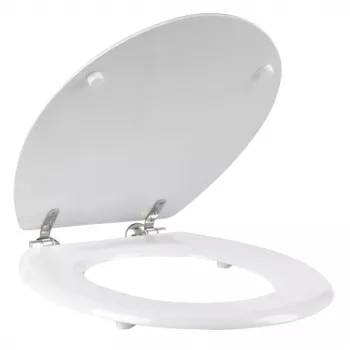 Beldray LA033758WFPEU7 Tongue & Groove Toilet Seat White MDF