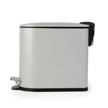 Beldray LA036690GRYPEU7 Slimline D-veida pedāļu atkritumu tvertne 5 litri, pelēka