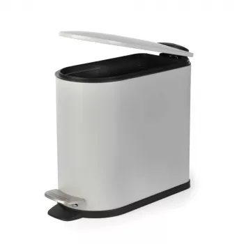 Beldray LA036690GRYPEU7 Slimline D-veida pedāļu atkritumu tvertne 5 litri, pelēka