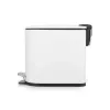 Beldray LA036690WHTPEU7 Slimline D-veida pedāļa atkritumu spainis, 5 litri, balts