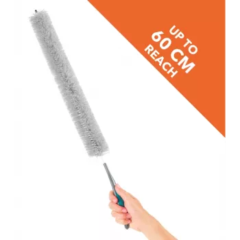 Beldray LA077653FEU7 Deep Clean Radiator Brush - Grey/Black, 75 cm