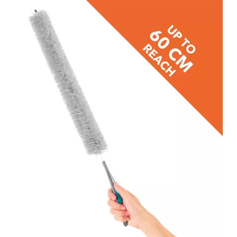 Beldray LA077653FEU7 Deep Clean Radiator Brush - Grey/Black, 75 cm