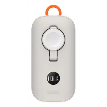 Belkin BoostCharge Pro 10000 mAh pārnēsājamais akumulators ar Apple Watch ātro lādētāju, 45W, 2x USB-C, melns