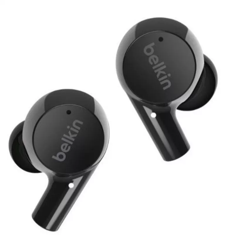 Belkin SoundForm Rise True Wireless Earbuds ar mikrofonu, Bluetooth 5.2, IPX5, Melns