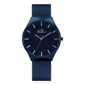 BELLEVUE Vīriešu E58 Analogais Kvarca Pulkstenis 32mm Nerūsējošais Tērauds Melna Āda