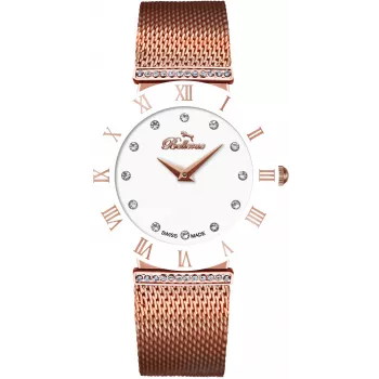 BELLEVUE Sieviešu pulkstenis F119 (33mm) Sudraba nerūsējošā tērauda sietiņš